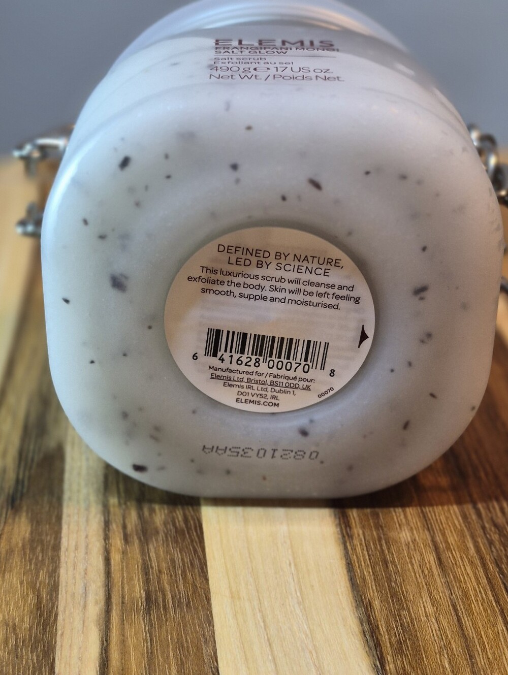 ELEMIS Frangipani Monoi Salt Glow Exfoliating Salt Scrub, 17oz (Full Size), New - Picture 8 of 9